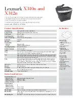 Preview for 2 page of Lexmark 20D0001 Specifications