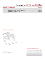 Preview for 3 page of Lexmark 20D0001 Specifications