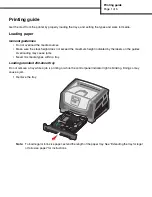 Preview for 1 page of Lexmark 21J0311 - Laser Multifunction Printer Printing Manual