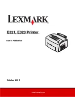 Lexmark 21S0150 - E 321 B/W Laser Printer Reference preview