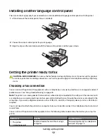 Preview for 12 page of Lexmark 22N0057 - X 5450 Color Inkjet User Manual