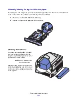 Preview for 23 page of Lexmark 22S0502 - E234 Monochrome Laser Printer User Reference Manual