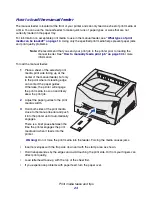 Preview for 24 page of Lexmark 22S0502 - E234 Monochrome Laser Printer User Reference Manual