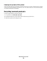 Preview for 58 page of Lexmark 2500 Series User Manual