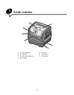 Предварительный просмотр 5 страницы Lexmark 250d - E B/W Laser Printer User Manual