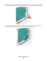 Предварительный просмотр 23 страницы Lexmark 25A0452 - C 736dtn Color Laser Printer User Manual