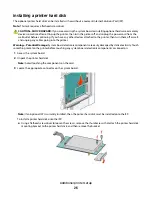 Предварительный просмотр 26 страницы Lexmark 25A0452 - C 736dtn Color Laser Printer User Manual