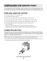 Предварительный просмотр 54 страницы Lexmark 25A0452 - C 736dtn Color Laser Printer User Manual