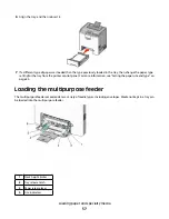 Предварительный просмотр 57 страницы Lexmark 25A0452 - C 736dtn Color Laser Printer User Manual