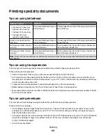 Предварительный просмотр 69 страницы Lexmark 25A0452 - C 736dtn Color Laser Printer User Manual