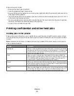 Предварительный просмотр 71 страницы Lexmark 25A0452 - C 736dtn Color Laser Printer User Manual