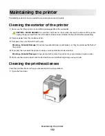 Предварительный просмотр 132 страницы Lexmark 25A0452 - C 736dtn Color Laser Printer User Manual