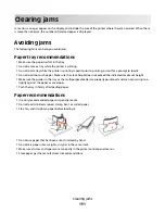 Предварительный просмотр 151 страницы Lexmark 25A0452 - C 736dtn Color Laser Printer User Manual