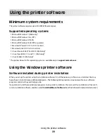 Preview for 20 page of Lexmark 2W2 User Manual