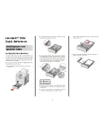 Предварительный просмотр 1 страницы Lexmark 34A0200 - C 534dtn Color Laser Printer Quick Reference