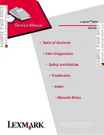 Lexmark 4022-XXX Service Manual предпросмотр