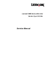 Lexmark 4310-VW SERIES Service Manual preview