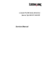 Lexmark 4444-101 Service Manual preview