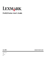 Preview for 1 page of Lexmark 4449 User Manual