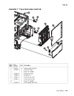 Предварительный просмотр 17 страницы Lexmark 5060-001 Parts Breakdown