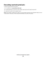 Preview for 16 page of Lexmark 50C0000 User Manual