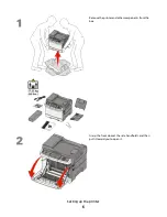 Preview for 6 page of Lexmark 544dtn - X Color Laser Install Manual