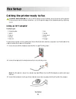 Preview for 9 page of Lexmark 5495 - X Color Inkjet Fax Manual