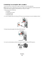 Preview for 16 page of Lexmark 5495 - X Color Inkjet Fax Manual