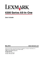 Lexmark 6300 Series User Manual preview