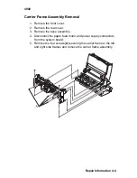 Предварительный просмотр 40 страницы Lexmark 7000 Color Jetprinter Service Manual