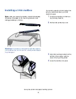 Предварительный просмотр 21 страницы Lexmark 752e - X MFP Color Laser Setup Manual