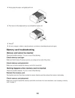 Preview for 182 page of Lexmark 7550 Series User Manual