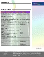 Preview for 2 page of Lexmark C 762 Datasheet