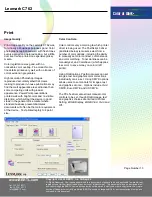 Preview for 14 page of Lexmark C 762 Datasheet