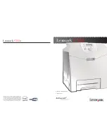 Preview for 1 page of Lexmark C522n Specifications