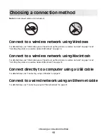 Preview for 13 page of Lexmark C544DTN - Color Laser Printer 25/25 Ppm Duplex Networkfront Pic Wireless Setup Manual