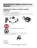 Preview for 16 page of Lexmark C544DTN - Color Laser Printer 25/25 Ppm Duplex Networkfront Pic Wireless Setup Manual