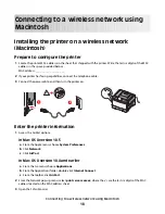 Preview for 18 page of Lexmark C544DTN - Color Laser Printer 25/25 Ppm Duplex Networkfront Pic Wireless Setup Manual