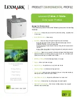 Lexmark C748de Quick Manual preview