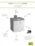 Предварительный просмотр 4 страницы Lexmark C748de Quick Manual