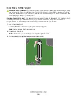 Preview for 22 page of Lexmark C790 series User Manual