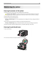 Preview for 141 page of Lexmark C925 User Manual