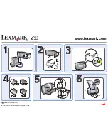 Lexmark Color Jetprinter Z53 Setup Sheet preview