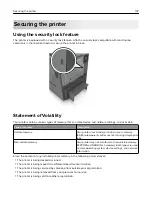 Preview for 107 page of Lexmark CS410 series User Manual