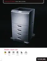 Предварительный просмотр 1 страницы Lexmark CS796de User Manual