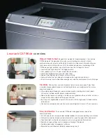 Предварительный просмотр 3 страницы Lexmark CS796de User Manual