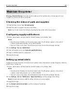 Preview for 221 page of Lexmark CS943 User Manual