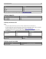 Preview for 139 page of Lexmark CX211 User Manual