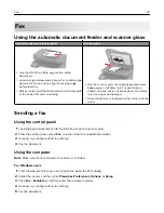 Preview for 47 page of Lexmark CX331 User Manual