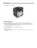 Preview for 29 page of Lexmark CX410 series User Manual